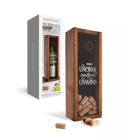 Studio Mercantile Wine Keepsake Box - Picture 2 of 3